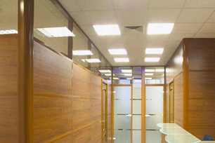 >Wooden Partition