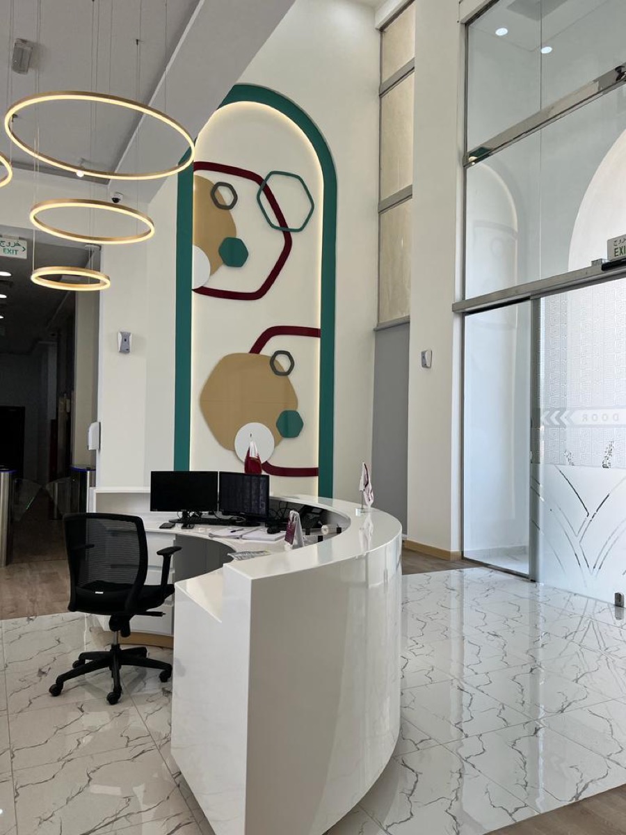 Completed commercial interior project by Line and Space